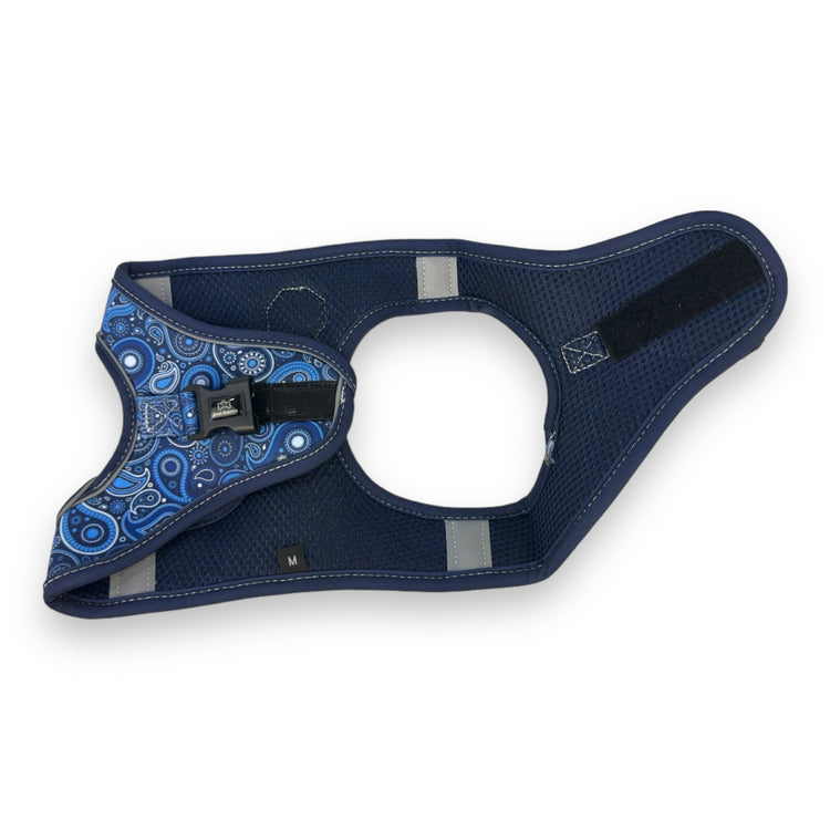 Blue Paisley - Step-in Harness