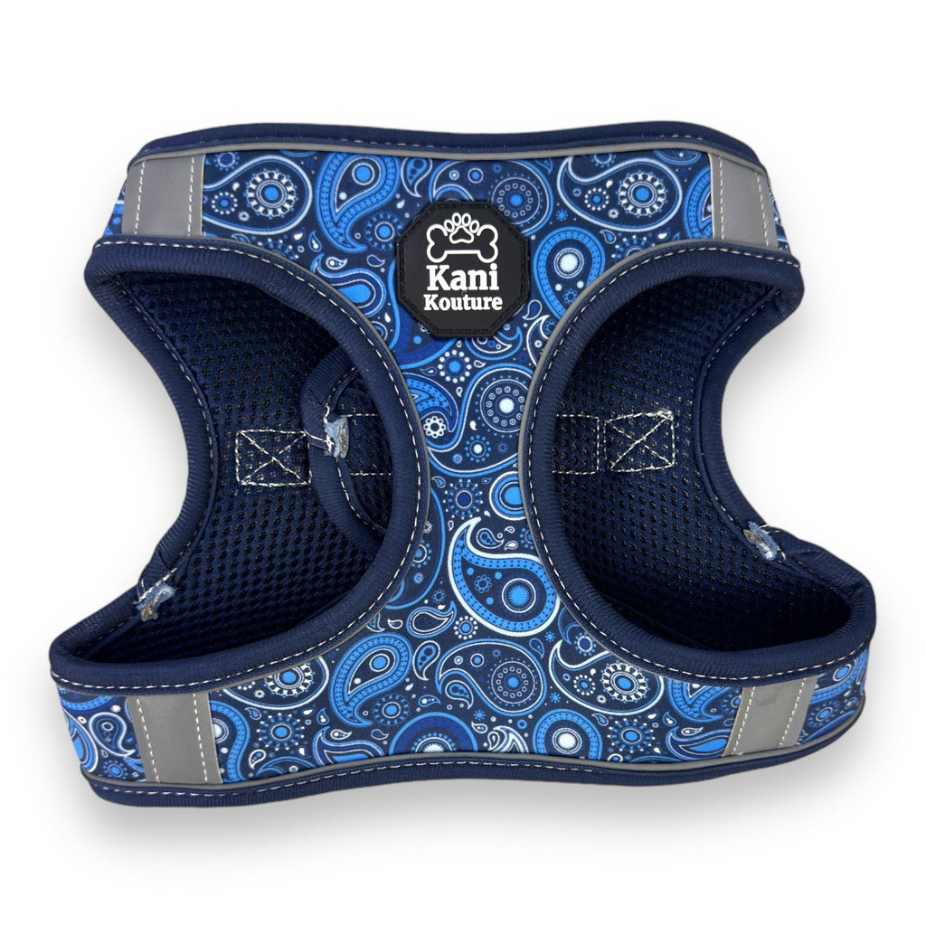 Blue Paisley - Step-in Harness