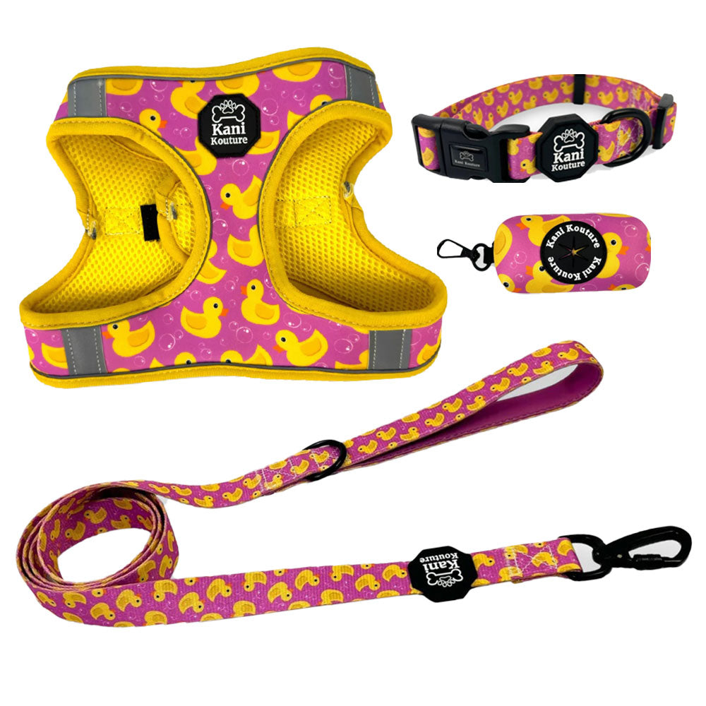 Pink Rubber Ducky - Step-in Harness Bundle